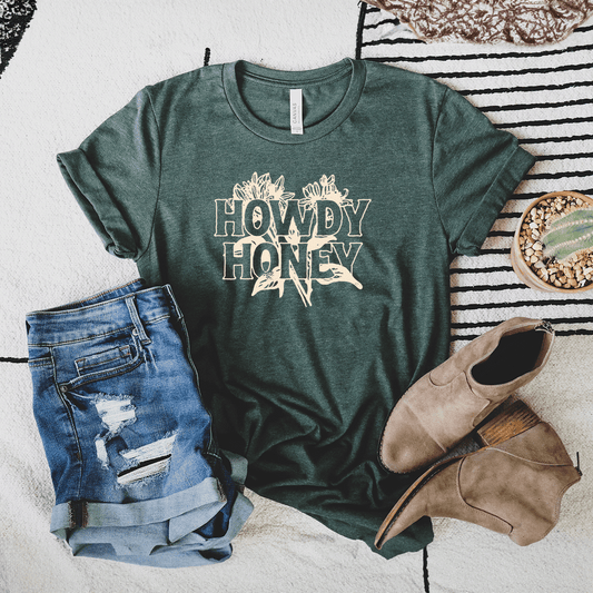 Howdy Honey - Bella+Canvas Tee